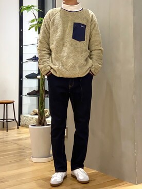 「グラミチ」｜「アイテム（その他）」を使った、ショウゴさん（メンズ・182cm）の冬コーディネート