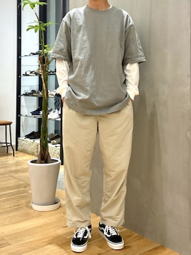 「VANS（バンズ）のアイテム（その他）」を使った、ショウゴさん（メンズ・182cm）の夏コーディネート