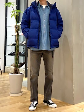 「CONVERSE（コンバース）のアイテム（その他）」を使った、ショウゴさん（メンズ・182cm）の冬コーディネート