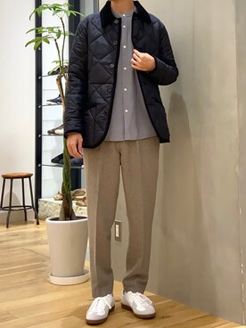 「ネルシャツ」｜「アイテム（その他アウター）」を使った、ショウゴさん（メンズ・182cm）の秋コーディネート