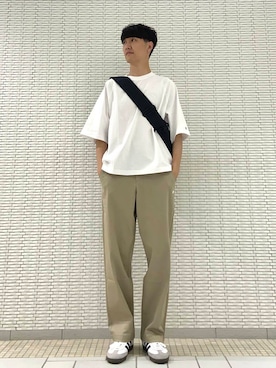 「Champion（チャンピオン）のアイテム」を使った、ショウゴさん（メンズ・182cm）の夏コーディネート