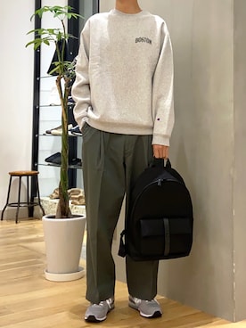 「GEAR3（ギアスリー）のアイテム」を使った、ショウゴさん（メンズ・182cm）の秋コーディネート