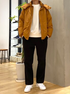 「MIZUNO（ミズノ　）のアイテム（ジャケット/アウター）」を使った、ショウゴさん（メンズ・182cm）の冬コーディネート