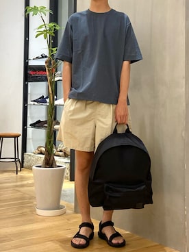 「WILD THINGS（ワイルドシングス）のアイテム（バッグ）」を使った、ショウゴさん（メンズ・182cm）の夏コーディネート