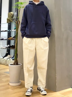 「コーデュロイパンツ」｜ショウゴさん（メンズ・182cm）の冬コーディネート