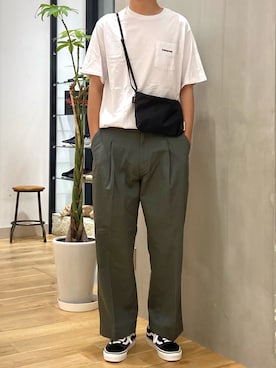 「VANS（バンズ）のアイテム（その他）」を使った、ショウゴさん（メンズ・182cm）の夏コーディネート