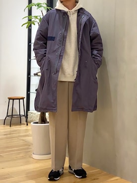 「URBAN RESEARCH DOORS」｜「アイテム（モッズコート）」を使った、ショウゴさん（メンズ・182cm）の秋コーディネート