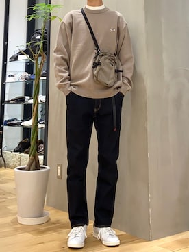 ショウゴさんの「『別注』Mt Design 3776×GRAMICCI　デニムMountain Pants」を使ったコーディネート