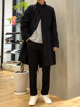 「URBAN RESEARCH DOORS」｜「アイテム（モッズコート）」を使った、ショウゴさん（メンズ・182cm）の冬コーディネート