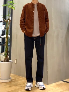 ショウゴさんの「『別注』Mt Design 3776×GRAMICCI　デニムMountain Pants」を使ったコーディネート