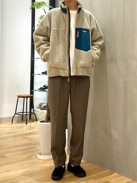「PENDLETON（ペンドルトン）のアイテム（その他パンツ）」を使った、ショウゴさん（メンズ・182cm）の秋コーディネート