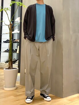 「CONVERSE（コンバース）のアイテム（その他）」を使った、ショウゴさん（メンズ・182cm）の春コーディネート
