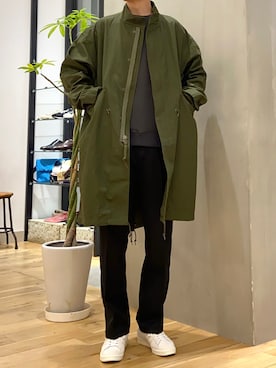 「URBAN RESEARCH DOORS」｜「アイテム（モッズコート）」を使った、ショウゴさん（メンズ・182cm）の冬コーディネート