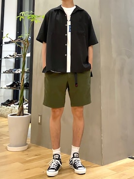 「CONVERSE（コンバース）のアイテム（その他）」を使った、ショウゴさん（メンズ・182cm）の夏コーディネート