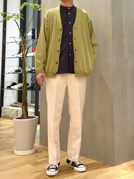 「CONVERSE（コンバース）のアイテム（その他）」を使った、ショウゴさん（メンズ・182cm）の春コーディネート