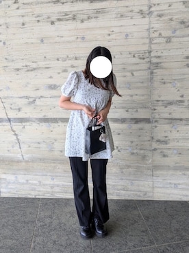 「classicalelf（クラシカルエルフ）のアイテム（スラックス）」を使った、あめさん（レディース・164cm）の秋コーディネート