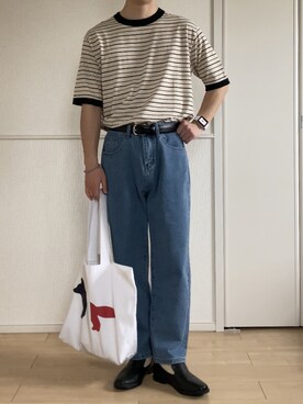 「MHL.」｜「アイテム（アクセサリー）」を使った、いっせいさん（メンズ・170cm）の夏コーディネート