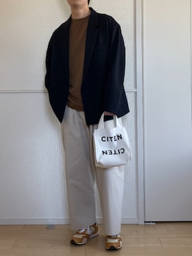 「シティーボーイ」｜「アイテム（その他アウター）」を使った、いっせいさん（メンズ・170cm）の秋コーディネート