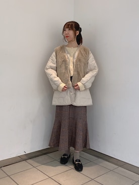 まみさん（レディース・164cm）の冬コーディネート