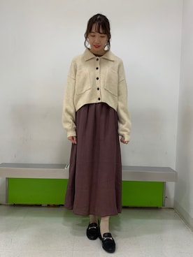 まみさん（レディース・164cm）の冬コーディネート