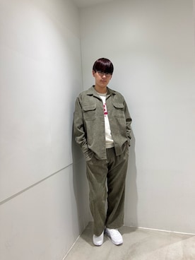 「アイテム（スウェット）」を使った、kokiさん（メンズ・181cm・10代）の秋コーディネート