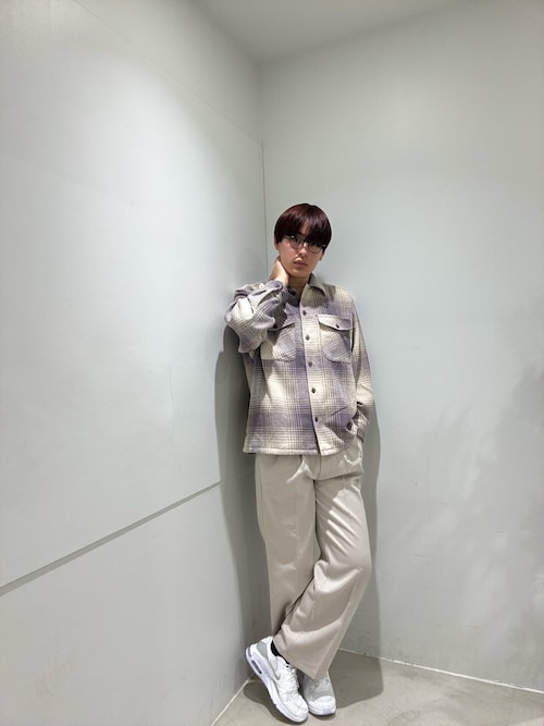 セール】ウールライクダブルタックワイドパンツ（スラックス）｜SENSE