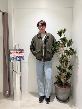 「アイテム（トップス）」を使った、kokiさん（メンズ・181cm・10代）の秋コーディネート