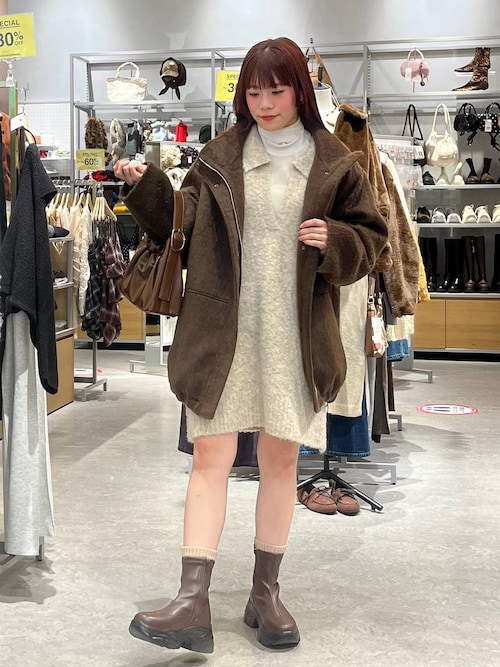 セール】シャギースタンドコート 570783（その他アウター）｜LOWRYS