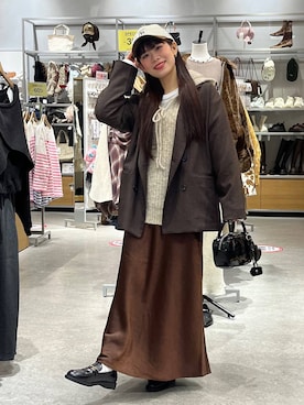 「アイテム（キャップ）」を使った、こるちゃんさん（レディース・158cm・20代）の秋コーディネート