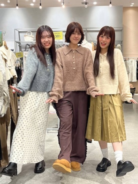 「アイテム（チノパンツ）」を使った、こるちゃんさん（レディース・158cm）の秋コーディネート