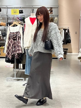 「アイテム（タンクトップ）」を使った、こるちゃんさん（レディース・158cm）の秋コーディネート