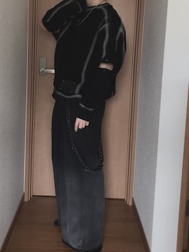 「アイテム（ウォレットチェーン）」を使った、youta0226さん（メンズ・167cm）の秋コーディネート