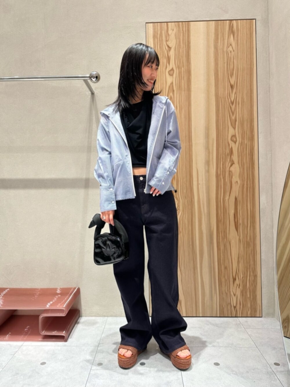 ATTISESSION＞レース イン シャツ/チェックを使った人気