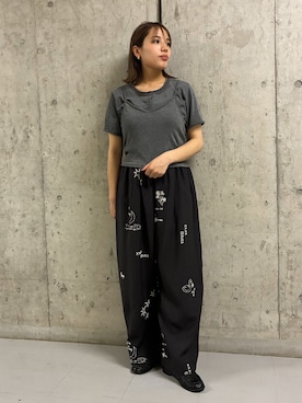 「KBF（ケイビーエフ）のアイテム（シューズ）」を使った、kiraraさん（レディース・156cm）の春コーディネート