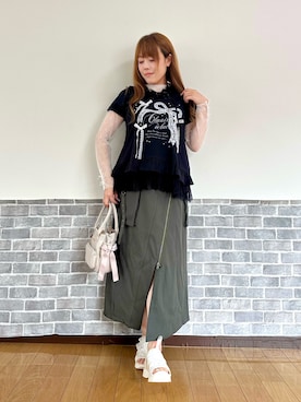まりさん（レディース・157cm）の夏コーディネート