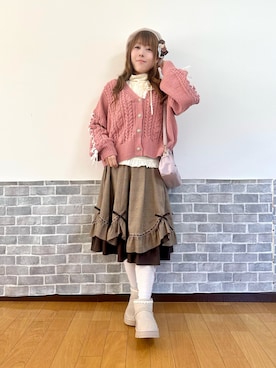 「アイテム（その他雑貨）」を使った、まりさん（レディース・157cm）の秋コーディネート