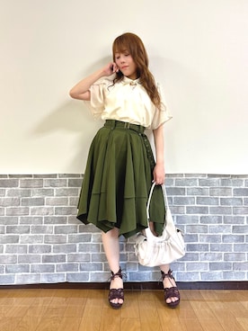 まりさん（レディース・157cm）の夏コーディネート