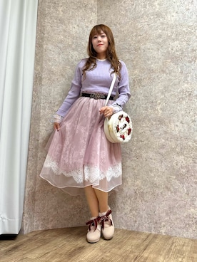 「ラベンダー」｜まりさん（レディース・157cm）の秋コーディネート