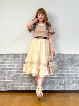 まりさん（レディース・157cm）の夏コーディネート
