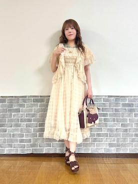 「アイテム（その他アンダーウェア/インナー）」を使った、まりさん（レディース・157cm）の夏コーディネート