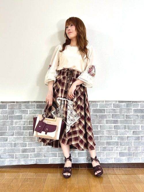 00's vintage goa ベージュ オフショルダー 長袖カットソー 00's