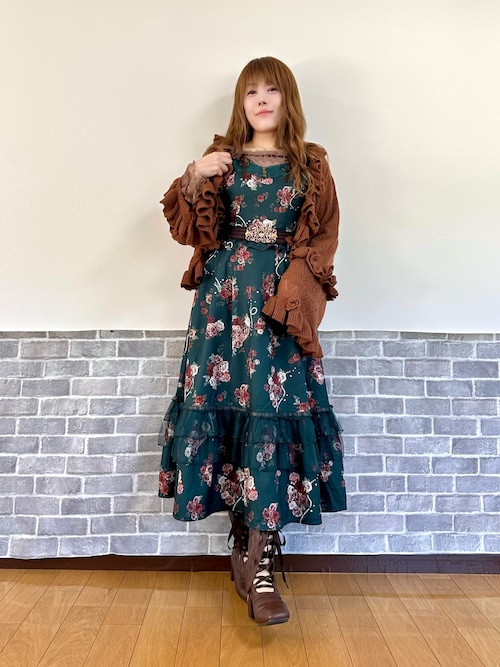 ローズ・オン・フルールジャンパースカート（ジャンパースカート