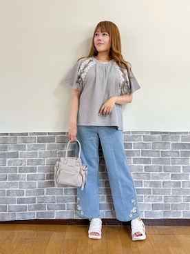 まりさん（レディース・157cm）の夏コーディネート