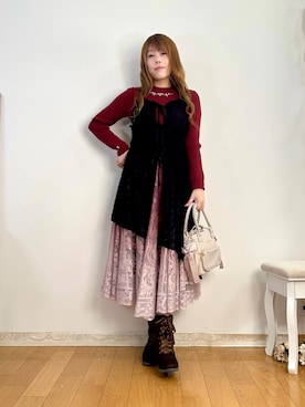 まりさん（レディース・157cm）の冬コーディネート