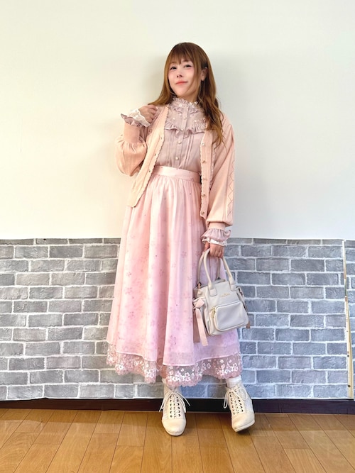 桜刺繍ニットカーディガン（カーディガン/ボレロ）｜axes femme