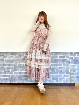 「myu:loret（ミュウロレット）のアイテム」を使った、まりさん（レディース・157cm）の春コーディネート