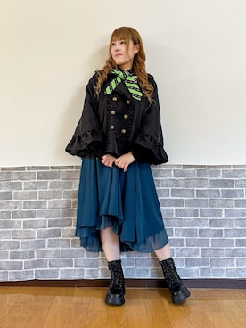 「axes femme（アクシーズファム）のアイテム（ベルト）」を使った、まりさん（レディース・157cm）の秋コーディネート
