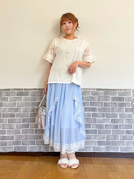 まりさん(レディース・157cm)の夏コーディネート