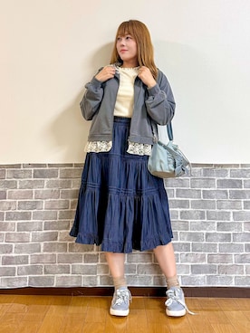まりさん（レディース・157cm）の秋コーディネート