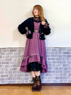 「axes femme（アクシーズファム）のアイテム（ベルト）」を使った、まりさん（レディース・157cm）の秋コーディネート